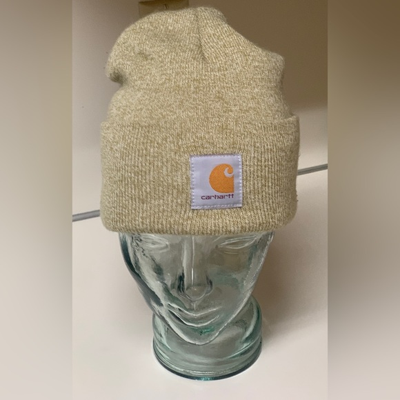 Adult Unisex One Size Guacamole Heather CARHARTT Watch Cap Cuffed Beanie Hat - Picture 9 of 12